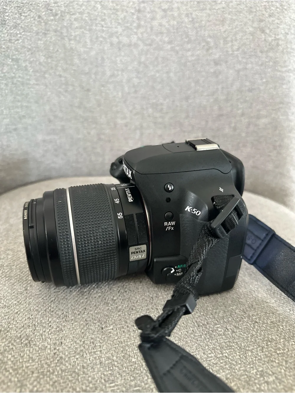 Pentax Black DSLR K-50 with 18-55mm